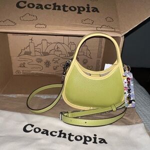 NWT COACH COACHTOPIA Leather Mini Ergo w Crossbody Strap BOXED & DUSTBAG CO662